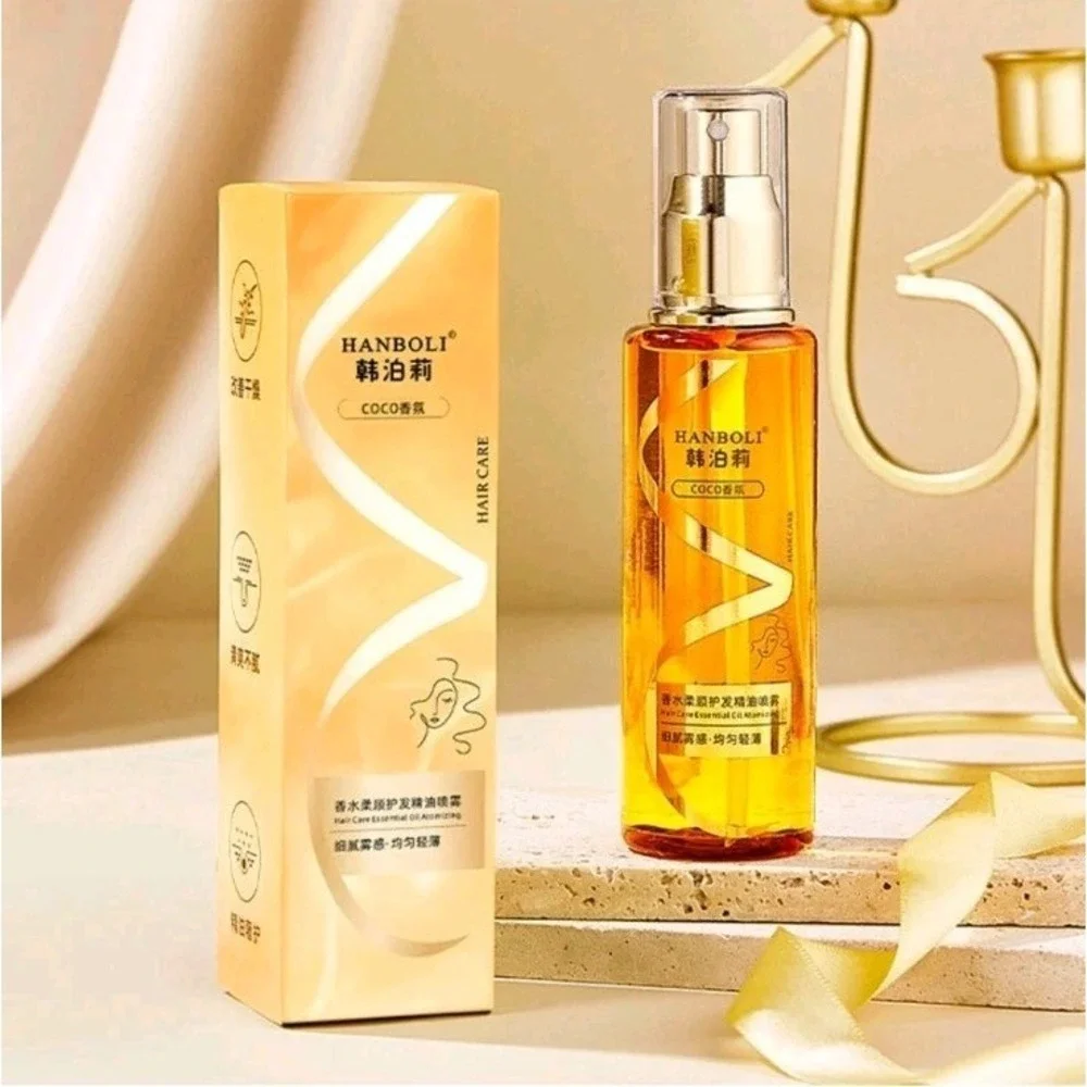 2 X‎ Hair Care Oil Moisturizing Smooth Spray Anti-Frizz Hair Serum Salon 100ml